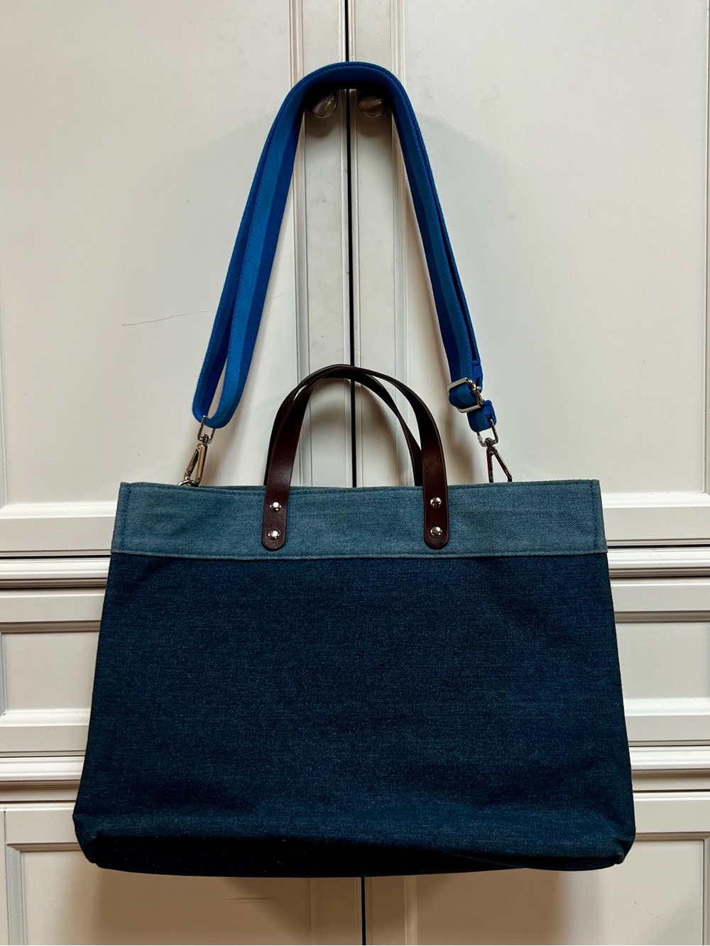 Brighton đź’— All You Need East West Denim Tote - H10088 - Picture 2 of 10